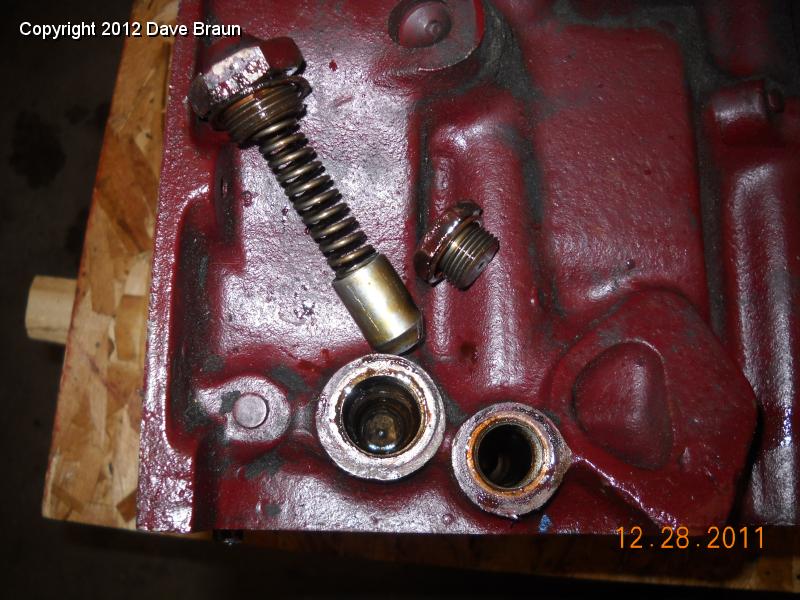 MGB1970/Restoration/Engine/Engine Teardown/oil pressure regulator valve